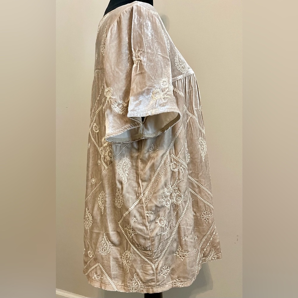 Johnny Was Velvet Devi Flutter Boho Weekend Blouse Sz-S NWOT’s - Picture 6 of 12